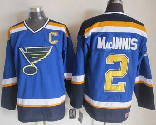 Blues #2 Al MacInnis Light Blue CCM Throwback Stitched NHL Jersey Blues #2 Al MacInnis Light Blue CCM Throwback Stitched NHL Jersey