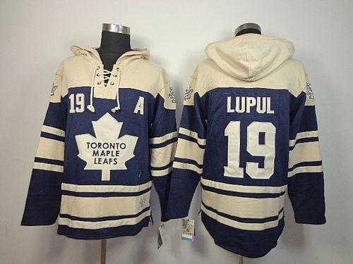 Maple Leafs #19 Joffrey Lupul Blue Sawyer Hooded Sweatshirt Stitched NHL Jersey Maple Leafs #19 Joffrey Lupul Blue Sawyer Hooded Sweatshirt Stitched NHL Jersey