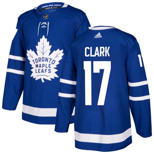Adidas Maple Leafs #17 Wendel Clark Blue Home Authentic Stitched NHL Jersey Adidas Maple Leafs #17 Wendel Clark Blue Home Authentic Stitched NHL Jersey