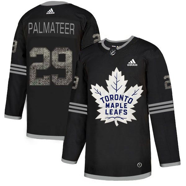 Adidas Maple Leafs #29 Mike Palmateer Black Authentic Classic Stitched NHL Jersey
