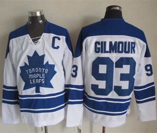 Maple Leafs #93 Doug Gilmour White CCM Throwback Third Stitched NHL Jersey Maple Leafs #93 Doug Gilmour White CCM Throwback Third Stitched NHL Jersey