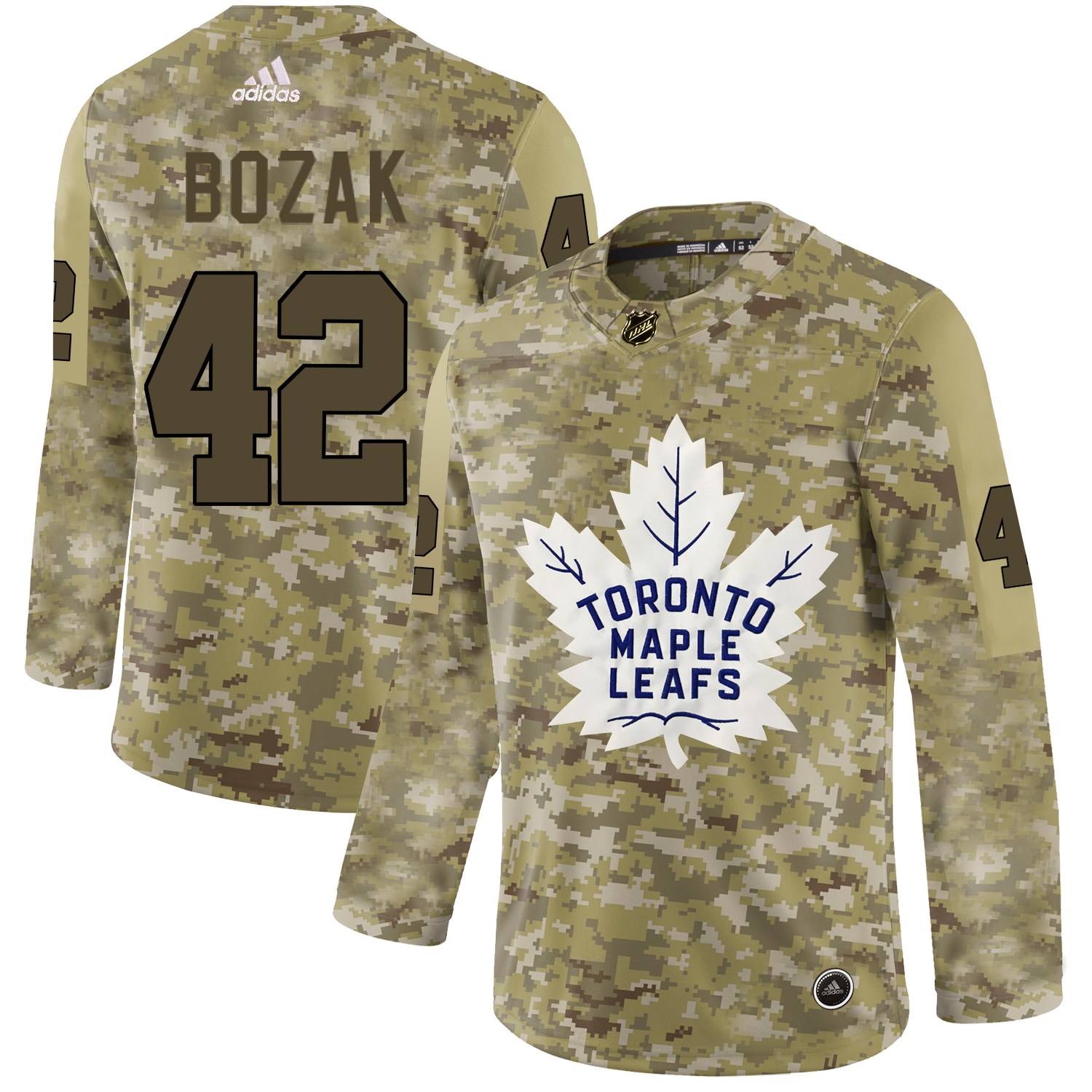 Adidas Maple Leafs #42 Tyler Bozak Camo Authentic Stitched NHL Jersey Adidas Maple Leafs #42 Tyler Bozak Camo Authentic Stitched NHL Jersey