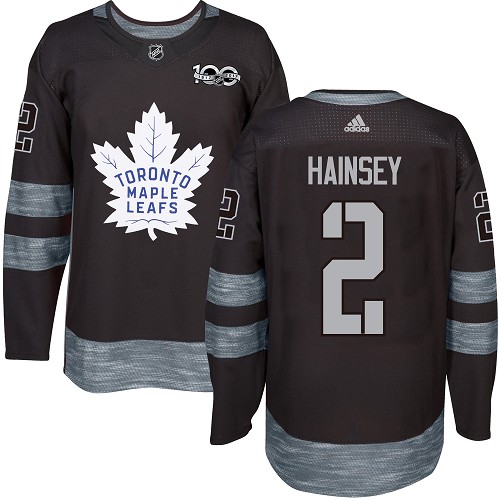 Adidas Maple Leafs #2 Ron Hainsey Black 1917-2017 100th Anniversary Stitched NHL Jersey Adidas Maple Leafs #2 Ron Hainsey Black 1917-2017 100th Anniversary Stitched NHL Jersey