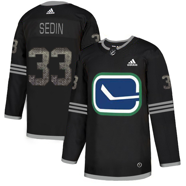Adidas Canucks #33 Henrik Sedin Black_1 Authentic Classic Stitched NHL Jersey Adidas Canucks #33 Henrik Sedin Black_1 Authentic Classic Stitched NHL Jersey
