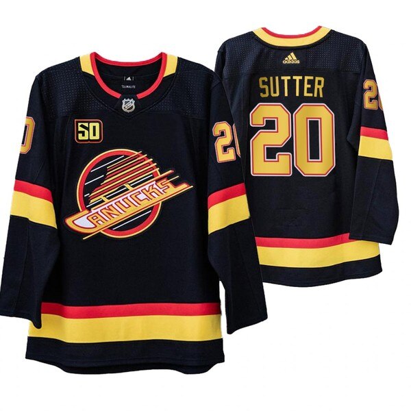 Vancouver Canucks #20 Brandon Sutter 50th Anniversary Skate 2019-20 Jersey
