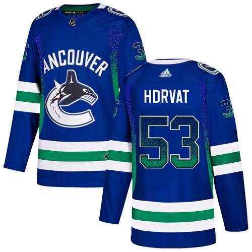 Adidas Canucks #53 Bo Horvat Blue Home Authentic Drift Fashion Stitched NHL Jersey Adidas Canucks #53 Bo Horvat Blue Home Authentic Drift Fashion Stitched NHL Jersey