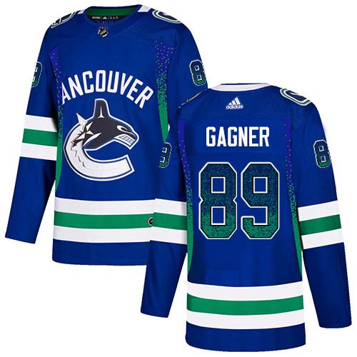 Adidas Canucks #89 Sam Gagner Blue Home Authentic Drift Fashion Stitched NHL Jersey Adidas Canucks #89 Sam Gagner Blue Home Authentic Drift Fashion Stitched NHL Jersey