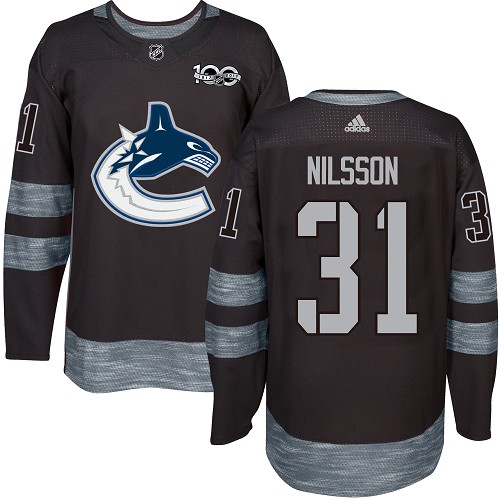 Adidas Canucks #31 Anders Nilsson Black 1917-2017 100th Anniversary Stitched NHL Jersey Adidas Canucks #31 Anders Nilsson Black 1917-2017 100th Anniversary Stitched NHL Jersey
