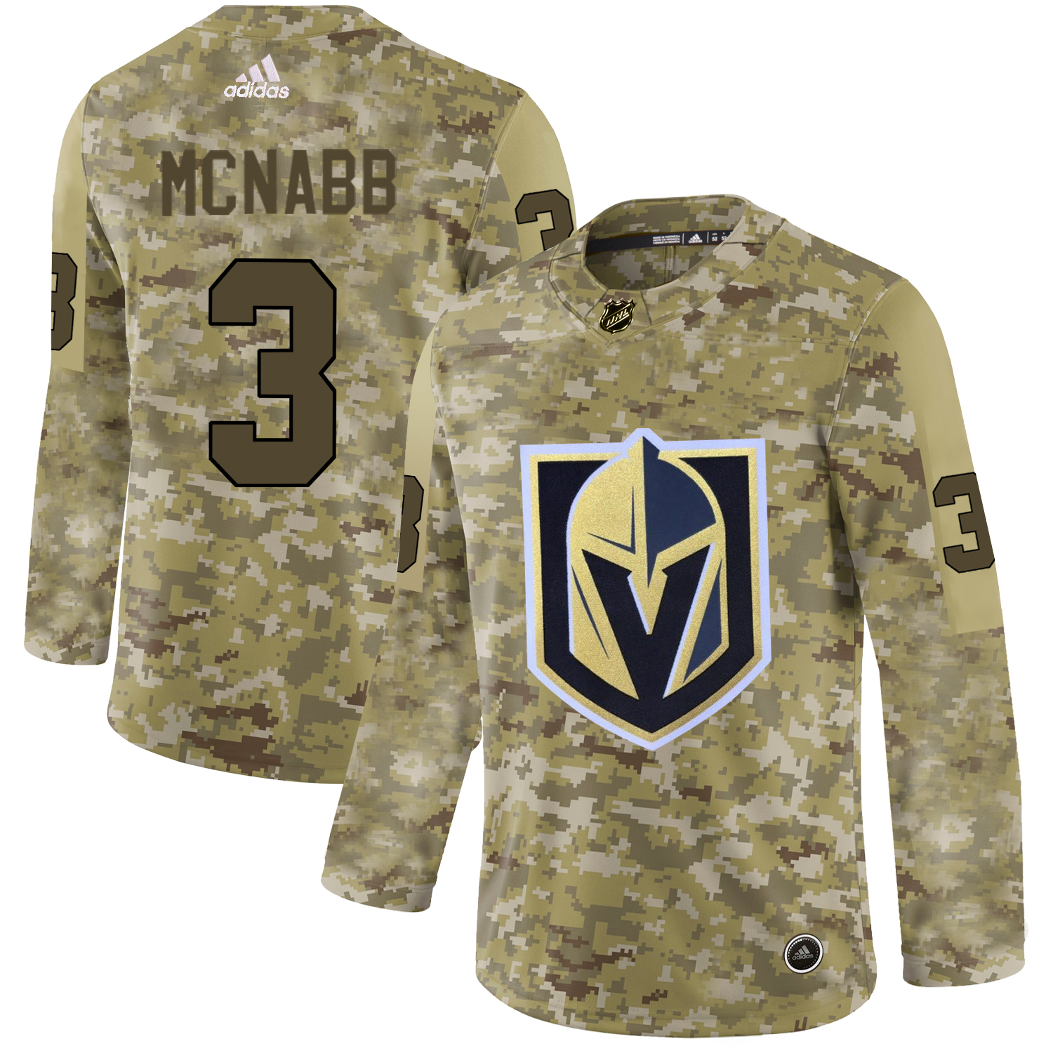 Adidas Golden Knights #3 Brayden McNabb Camo Authentic Stitched NHL Jersey Adidas Golden Knights #3 Brayden McNabb Camo Authentic Stitched NHL Jersey