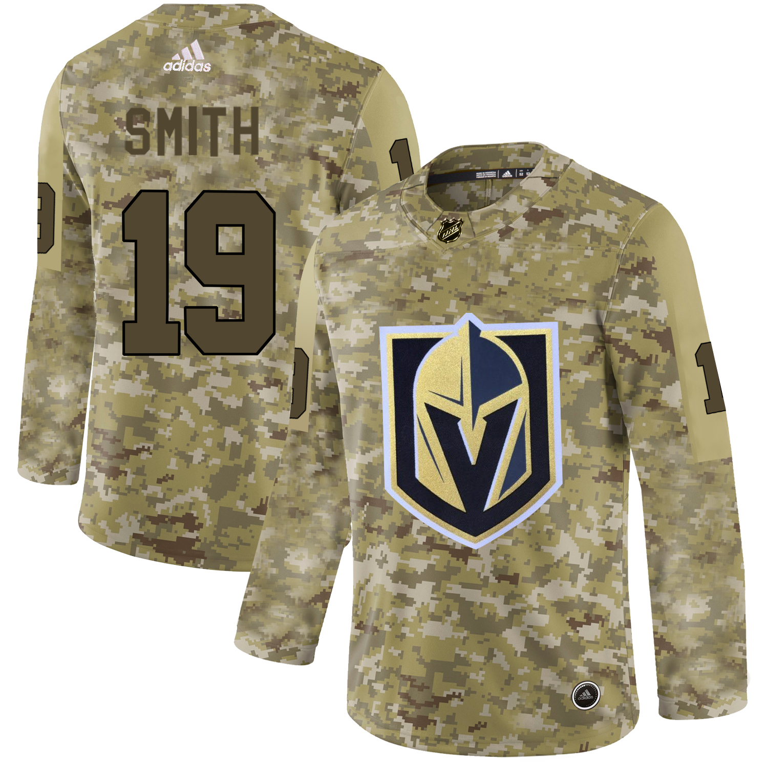 Adidas Golden Knights #19 Reilly Smith Camo Authentic Stitched NHL Jersey Adidas Golden Knights #19 Reilly Smith Camo Authentic Stitched NHL Jersey
