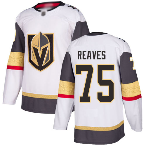 Adidas Golden Knights #75 Ryan Reaves White Road Authentic Stitched NHL Jersey