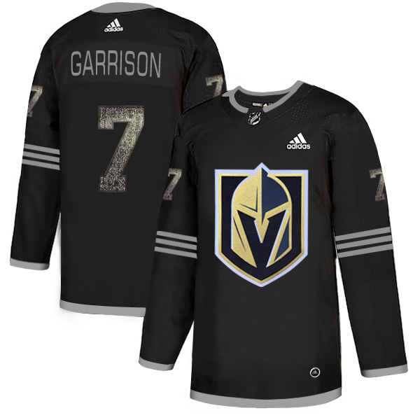 Adidas Golden Knights #7 Jason Garrison Black Authentic Classic Stitched NHL Jersey Adidas Golden Knights #7 Jason Garrison Black Authentic Classic Stitched NHL Jersey