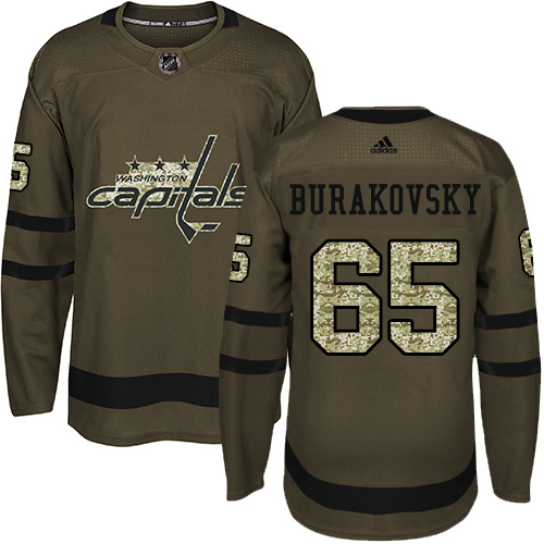 Adidas Capitals #65 Andre Burakovsky Green Salute to Service Stitched NHL Jersey Adidas Capitals #65 Andre Burakovsky Green Salute to Service Stitched NHL Jersey