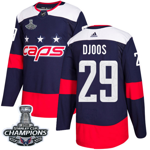 Adidas Capitals #29 Christian Djoos Navy Authentic 2018 Stadium Series Stanley Cup Final Champions Stitched NHL Jersey Adidas Capitals #29 Christian Djoos Navy Authentic 2018 Stadium Series Stanley Cup Final Champions Stitched NHL Jersey