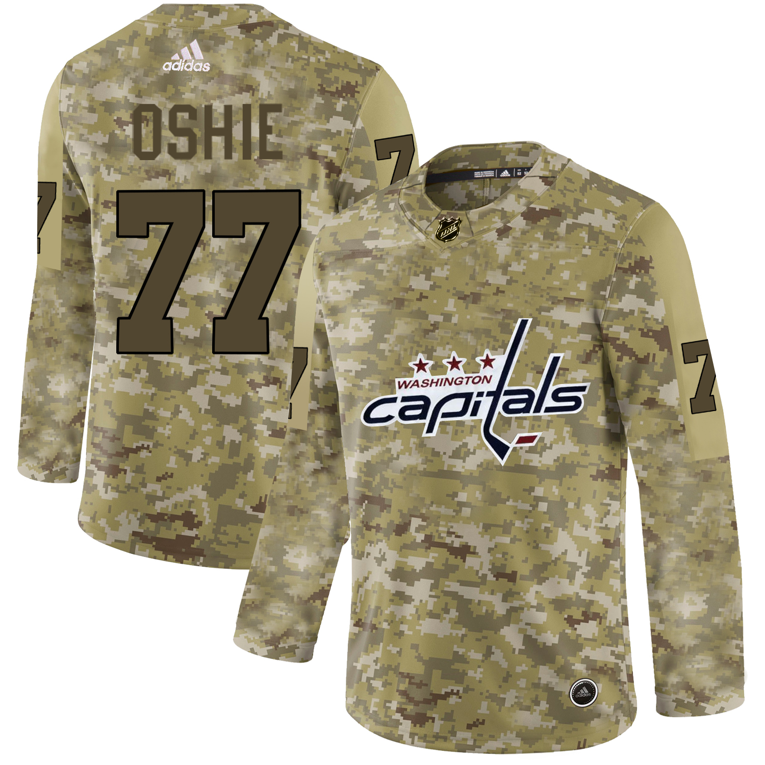 Adidas Capitals #77 T.J. Oshie Camo Authentic Stitched NHL Jersey Adidas Capitals #77 T.J. Oshie Camo Authentic Stitched NHL Jersey