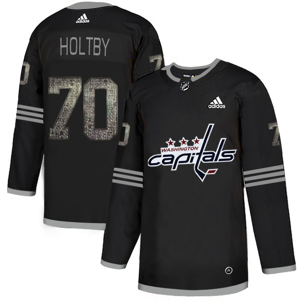 Adidas Capitals #70 Braden Holtby Black_1 Authentic Classic Stitched NHL Jersey Adidas Capitals #70 Braden Holtby Black_1 Authentic Classic Stitched NHL Jersey