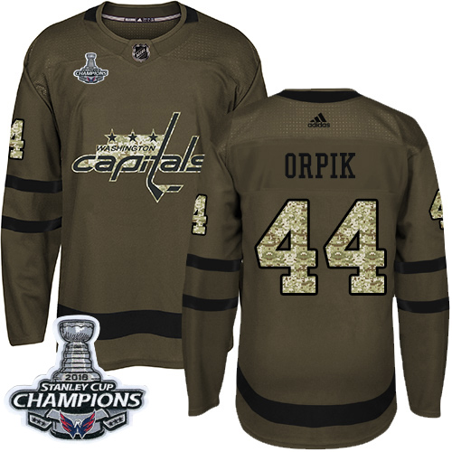 Adidas Capitals #44 Brooks Orpik Green Salute to Service Stanley Cup Final Champions Stitched NHL Jersey Adidas Capitals #44 Brooks Orpik Green Salute to Service Stanley Cup Final Champions Stitched NHL Jersey