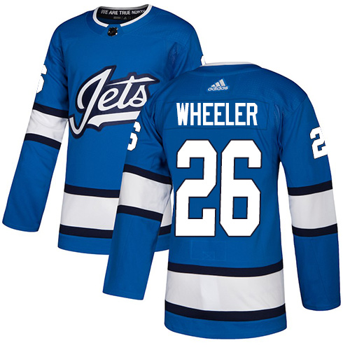 Adidas Jets #26 Blake Wheeler Blue Alternate Authentic Stitched NHL Jersey Adidas Jets #26 Blake Wheeler Blue Alternate Authentic Stitched NHL Jersey