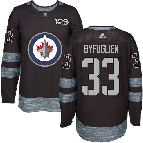 Adidas Jets #33 Dustin Byfuglien Black 1917-2017 100th Anniversary Stitched NHL Jersey Adidas Jets #33 Dustin Byfuglien Black 1917-2017 100th Anniversary Stitched NHL Jersey