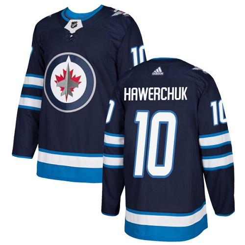 Adidas Jets #10 Dale Hawerchuk Navy Blue Home Authentic Stitched NHL Jersey Adidas Jets #10 Dale Hawerchuk Navy Blue Home Authentic Stitched NHL Jersey
