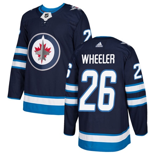 Adidas Jets #26 Blake Wheeler Navy Blue Home Authentic Stitched NHL Jersey Adidas Jets #26 Blake Wheeler Navy Blue Home Authentic Stitched NHL Jersey