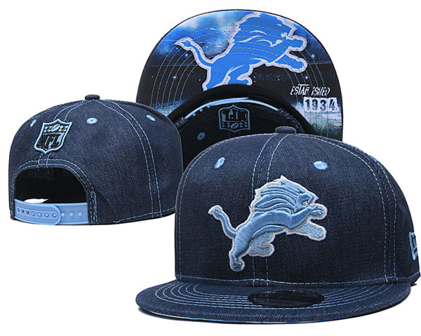 Detroit Lions Stitched Snapback Hats 001