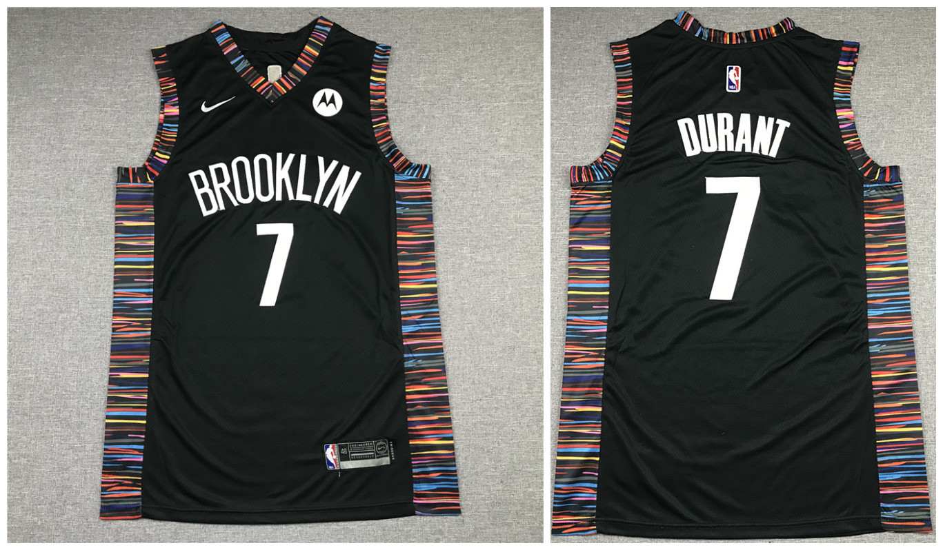 Men's Brooklyn Nets #7 Kevin Durant Black Stitched NBA Jersey Men's Brooklyn Nets #7 Kevin Durant Black Stitched NBA Jersey