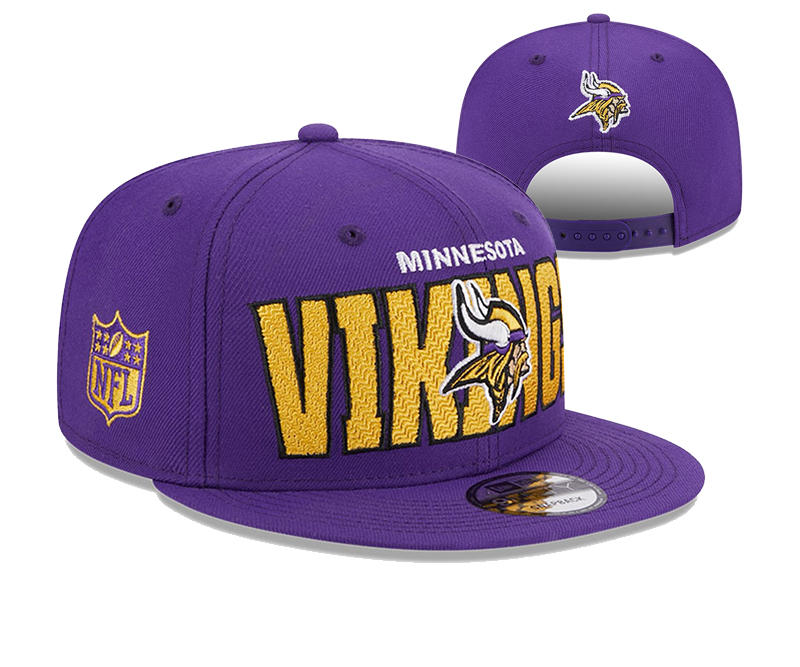 Minnesota Vikings Stitched Snapback Hats 002