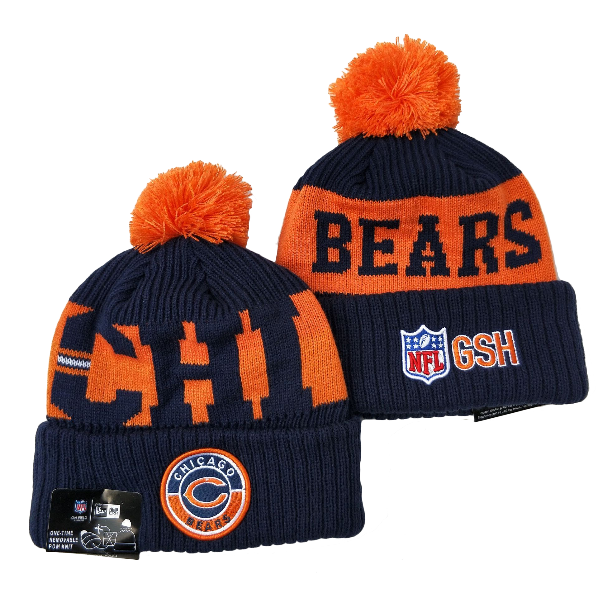 Chicago Bears Knit Hats 026