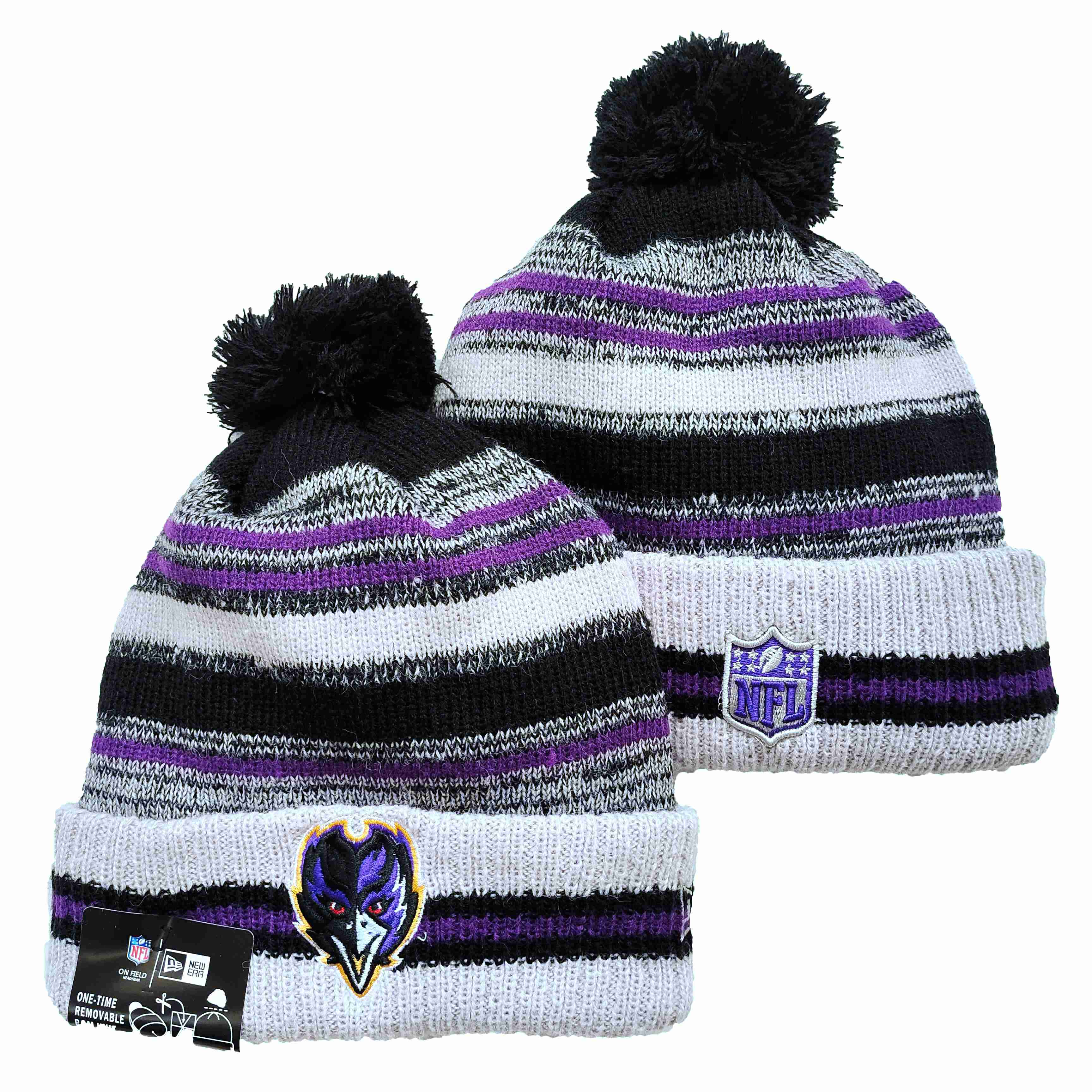 Baltimore Ravens Knit Hats 016