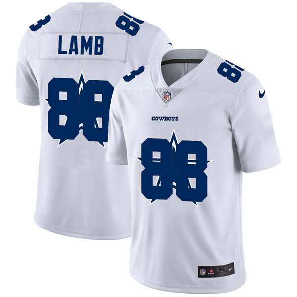 Men's Dallas Cowboys #88 CeeDee Lamb White NFL Stitched Jersey