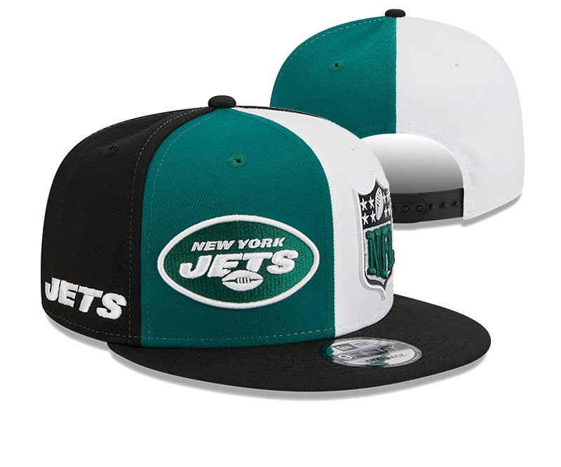 New York Jets Stitched Split Snapback Hats 001