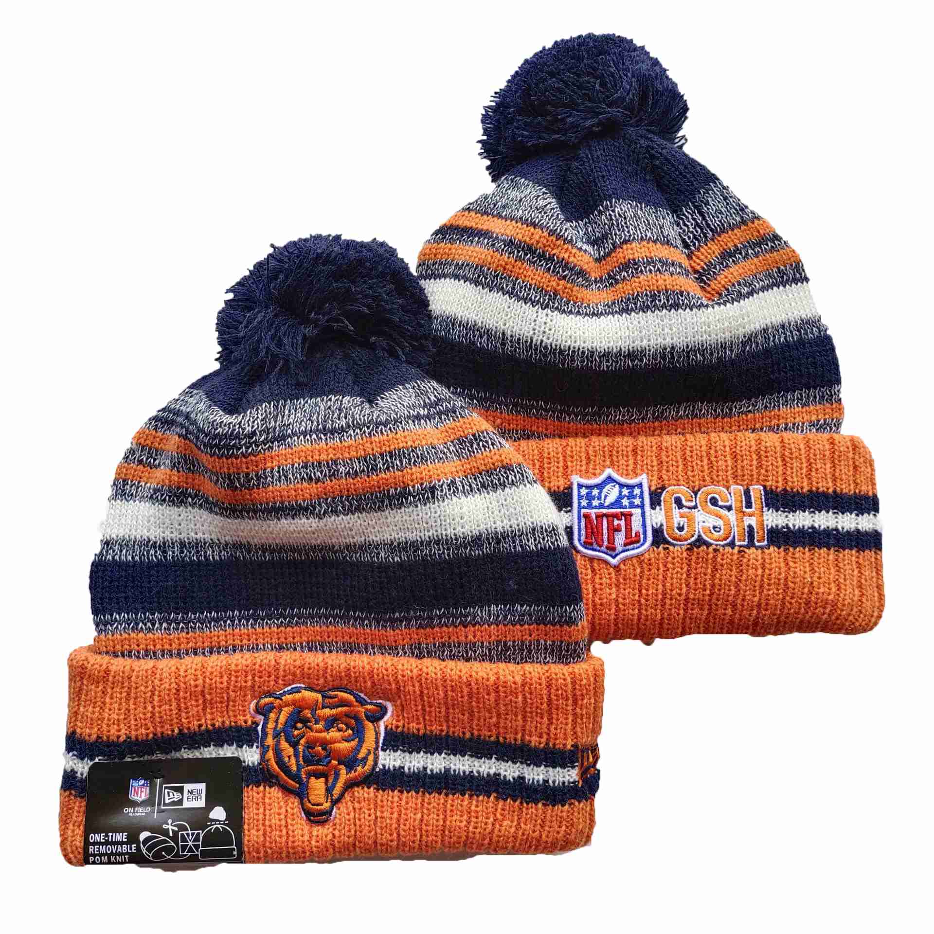 Chicago Bears Knit Hats 024
