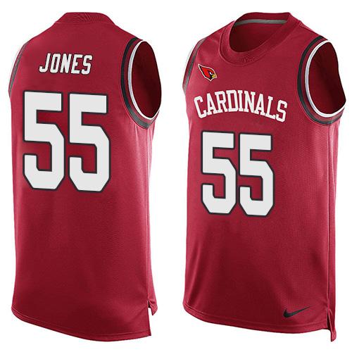 Nike Cardinals #55 Chandler Jones Red Team Color Men's Stitched NFL Limited Tank Top Jersey Nike Cardinals #55 Chandler Jones Red Team Color Men's Stitched NFL Limited Tank Top Jersey