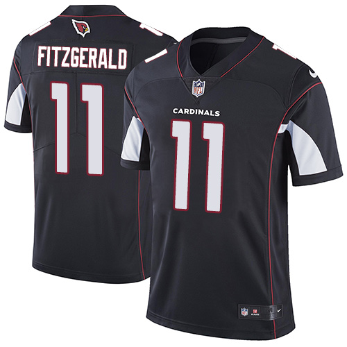 Nike Cardinals #11 Larry Fitzgerald Black Alternate Men's Stitched NFL Vapor Untouchable Limited Jersey Nike Cardinals #11 Larry Fitzgerald Black Alternate Men's Stitched NFL Vapor Untouchable Limited Jersey