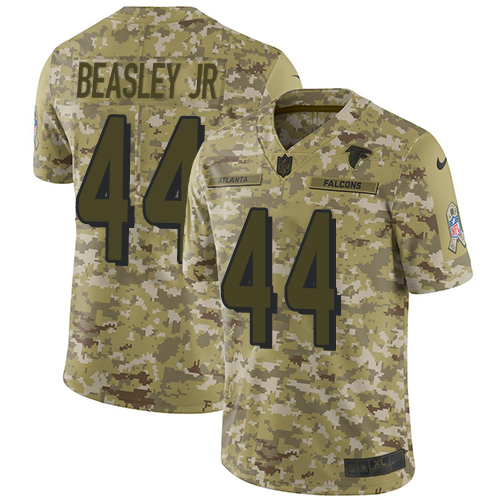 Nike Falcons #44 Vic Beasley Jr Camo Men's Stitched NFL Limited 2018 Salute To Service Jersey Nike Falcons #44 Vic Beasley Jr Camo Men's Stitched NFL Limited 2018 Salute To Service Jersey