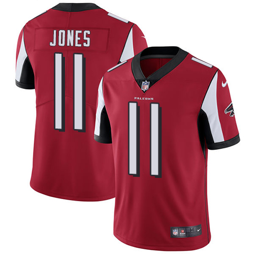 Nike Falcons #11 Julio Jones Red Team Color Men's Stitched NFL Vapor Untouchable Limited Jersey Nike Falcons #11 Julio Jones Red Team Color Men's Stitched NFL Vapor Untouchable Limited Jersey