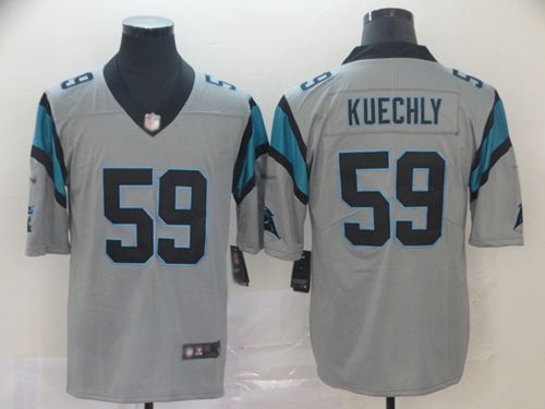 Nike Panthers #59 Luke Kuechly Silver Men's Stitched NFL Limited Inverted Legend Jersey Nike Panthers #59 Luke Kuechly Silver Men's Stitched NFL Limited Inverted Legend Jersey