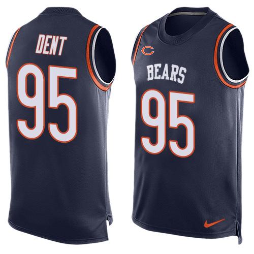 Nike Bears #95 Richard Dent Navy Blue Team Color Men's Stitched NFL Limited Tank Top Jersey Nike Bears #95 Richard Dent Navy Blue Team Color Men's Stitched NFL Limited Tank Top Jersey
