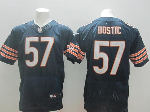Nike Bears #57 Jon Bostic Navy Blue Team Color Men's Stitched NFL Elite Jersey Nike Bears #57 Jon Bostic Navy Blue Team Color Men's Stitched NFL Elite Jersey