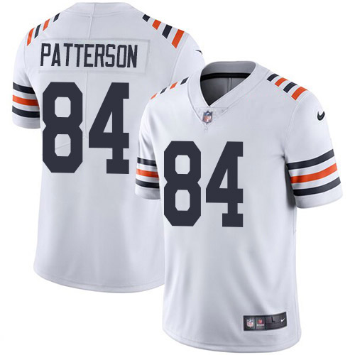 Nike Bears #84 Cordarrelle Patterson White Men's 2019 Alternate Classic Stitched NFL Vapor Untouchable Limited Jersey Nike Bears #84 Cordarrelle Patterson White Men's 2019 Alternate Classic Stitched NFL Vapor Untouchable Limited Jersey