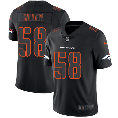 Nike Broncos #58 Von Miller Black Men's Stitched NFL Limited Rush Impact Jersey Nike Broncos #58 Von Miller Black Men's Stitched NFL Limited Rush Impact Jersey