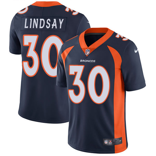 Nike Broncos #30 Phillip Lindsay Navy Blue Alternate Men's Stitched NFL Vapor Untouchable Limited Jersey Nike Broncos #30 Phillip Lindsay Navy Blue Alternate Men's Stitched NFL Vapor Untouchable Limited Jersey
