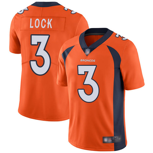 Nike Broncos #3 Drew Lock Orange Team Color Men's Stitched NFL Vapor Untouchable Limited Jersey Nike Broncos #3 Drew Lock Orange Team Color Men's Stitched NFL Vapor Untouchable Limited Jersey