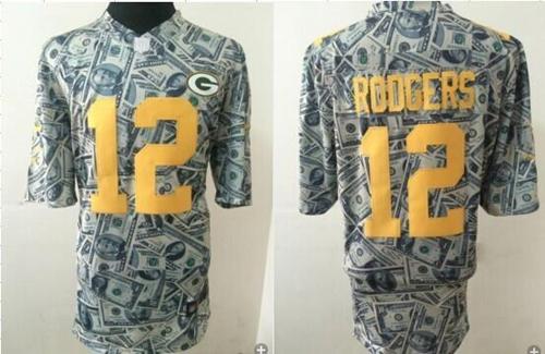 Nike Packers #12 Aaron Rodgers Dollar Fashion Men's Stitched NFL Elite Jersey Nike Packers #12 Aaron Rodgers Dollar Fashion Men's Stitched NFL Elite Jersey