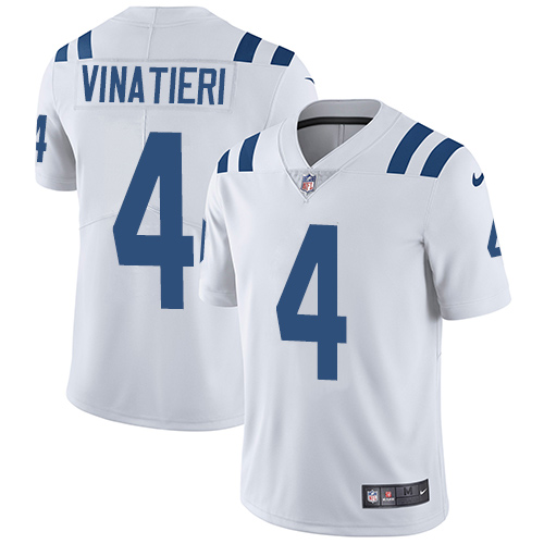 Nike Colts #4 Adam Vinatieri White Men's Stitched NFL Vapor Untouchable Limited Jersey Nike Colts #4 Adam Vinatieri White Men's Stitched NFL Vapor Untouchable Limited Jersey