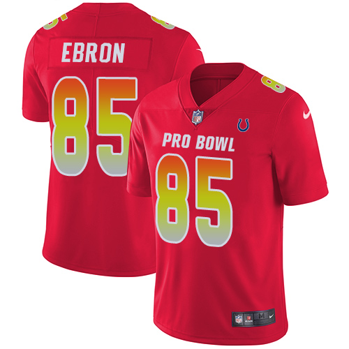 Nike Colts #85 Eric Ebron Red Men's Stitched NFL Limited AFC 2019 Pro Bowl Jersey Nike Colts #85 Eric Ebron Red Men's Stitched NFL Limited AFC 2019 Pro Bowl Jersey