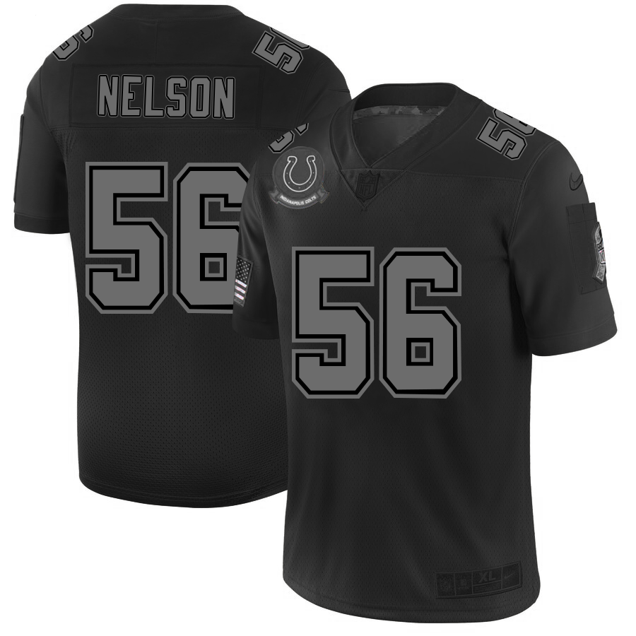 Indianapolis Colts #56 Quenton Nelson Men's Nike Black 2019 Salute to Service Limited Stitched NFL Jersey Indianapolis Colts #56 Quenton Nelson Men's Nike Black 2019 Salute to Service Limited Stitched NFL Jersey
