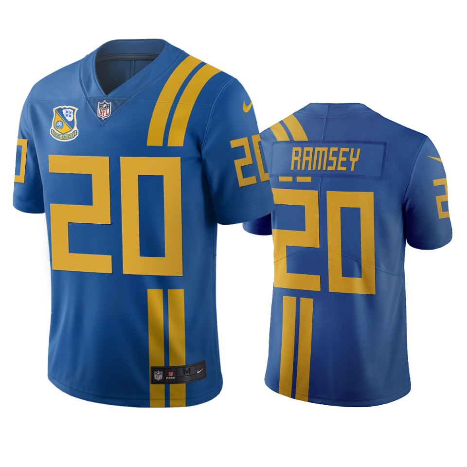 Jacksonville Jaguars #20 Jalen Ramsey Royal Vapor Limited City Edition NFL Jersey