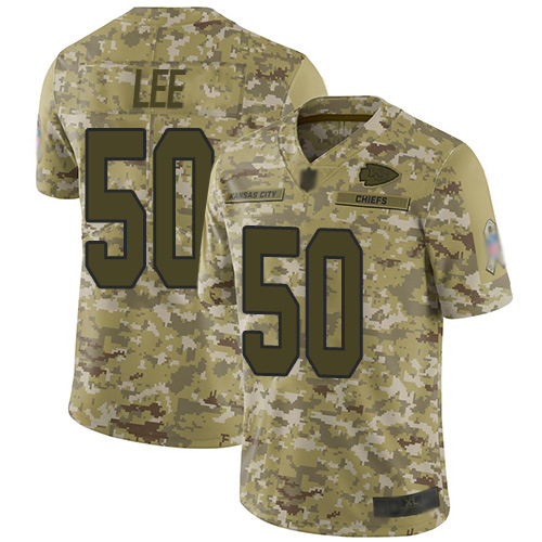 Nike Chiefs #50 Darron Lee Camo Men's Stitched NFL Limited 2018 Salute To Service Jersey Nike Chiefs #50 Darron Lee Camo Men's Stitched NFL Limited 2018 Salute To Service Jersey